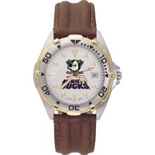 Anaheim Ducks NHL All Star Watch with Leather Band - Men's from LogoArt