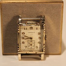 Antique Art Deco Wwii Era Rare Unisex Gold Plated Mechanical Watch