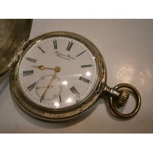 Antique Imperial Russian Merit Pocket Watch Geneva Toshkent 84 Solid Silver