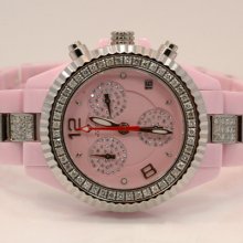 Aqua Master Ladies Ceramic Diamond Watch 3.00ctw W1152