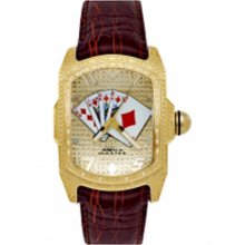 Aqua Master Loop Style Poker Face Watch 88-7 w#63