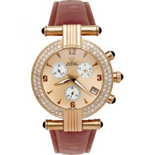 Aqua Master Men's Two Row Big Diamond Watch 25-6, 3.25 ctw