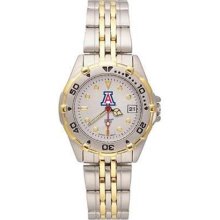 Arizona Wildcats A All Star Watch with Stainless Steel Band - Wom ...