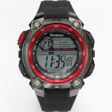 Armitron Gunmetal And Black Resin Digital Chronograph Watch - 40