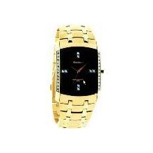 Armitron Men's 204541bkgp Gold-tone Stainless-steel Dress Watch