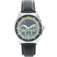 Asos Men's Multi Dial Classic Watch Black Colour