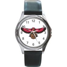 Atlanta Hawks Unisex Silver-Tone Round Metal Watch 10