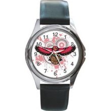 Atlanta Hawks Unisex Silver-Tone Round Metal Watch 07