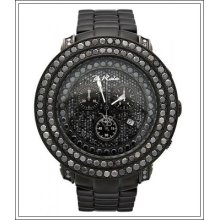 Authentic Mens Joe Rodeo Junior Jju300 8.00 Ct.aprx.black Diamonds Watch