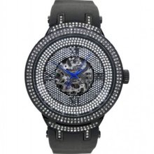 Authentic Mens Jojo Joe Rodeo Master Jjm73 2.20ct.apx.242pcs.diamonds Watch.