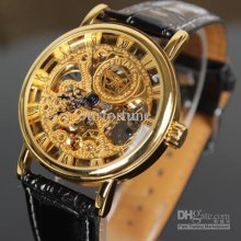 Automatic Luxury Watch Gold Through Tone Mechanical Mens Mechanical