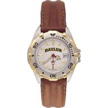 Baylor University Bears BU NCAA All Star Ladies Leather Strap Wat ...