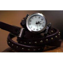 Beautiful Awesome Multi Function Bracelet Watch Cow Leather Classic Dial quartz Top Quallity