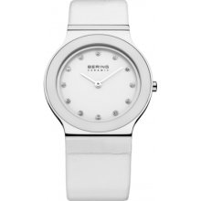 Bering Time 32834-654 Ladies Ceramic White Watch Rrp Â£159