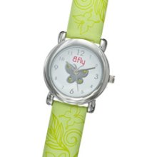 BFly Child's Green Cubic Zirconia Butterfly Swirl Watch with Green Strap SOLD ORDERS