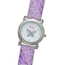 BFly Child's Lavender Cubic Zirconia Butterfly Swirl Watch with Lavender Strap SOLD ORDERS