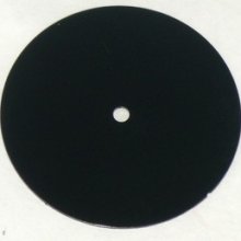 Black Dial Blank 28.3mm Watch Parts