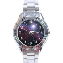 Block Big Nebula Galaxy Universe Stainless Steel Analogue Watch