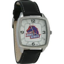 Boise St Broncos wrist watch : Boise State Broncos Leather Banded Retro Watch