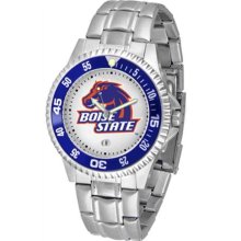 Boise State Broncos BSU Mens Steel Bandwrist Watch