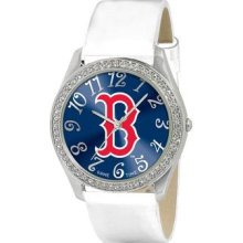 Boston Red Sox Women's Glitz Classic Analog Patent Leather Watch