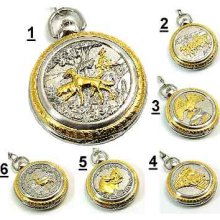 Boxx Jumbo Size Antique Vintage Style Pocket Watch On 12 Inch Chain Gift For Him