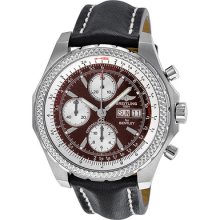 Breitling Bentley Gt Racing Chronograph Automatic Burgundy Dial Mens Watch