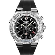 Breitling Bentley Motors Bentley GMT A4736212/B919-rubber-black-deployant