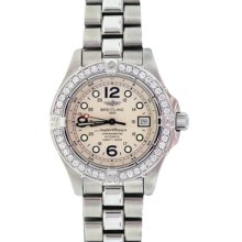 Breitling Men's Aeromarine Superocean Steelfish Diamond Bezel Watch A17360