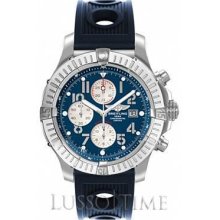 Breitling Super Avenger Men's Stainless Steel Watch Blue 269 - A1337011/C792