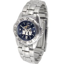 Brigham Young Cougars Sport AnoChrome Steel Band Women's Watch