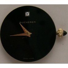 Bucherer Lady Wristwatch Movement & Dial Load Manual 3 Adj. 22 Mm Running