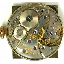 Bulova 10bt Complete Running Wristwatch Movement - Spare Parts / Repair