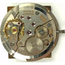 Bulova 11ac Mechanical - Complete Movement - Sold 4 Parts / Repair