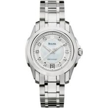 Bulova Ladies` Precisionist Diamond Watch