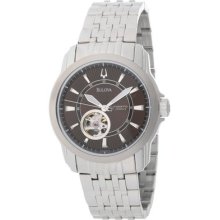 Bulova Men's 96a101 Automatic Self-winding Mechanical Exhibition Bracelet Watch