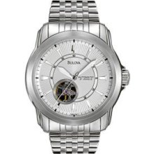 Bulova Mens Automatic White Dial Stainless Steel 313120