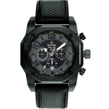 Bulova Mens Black Chronograph Sport Watch