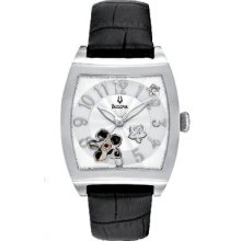 Bulova Women's Automatic Floral Aperture Series 96p11 Watch