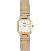 Bulova Womens Two-tone Expansion Band Watch 46e32