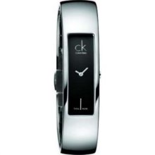 Calvin Klein Element Stainless Steel Black Dial Linkless Strap K5022102 Watch