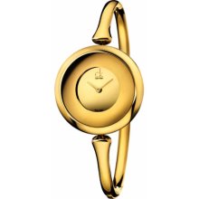 Calvin Klein K1C23909 Watch Sing Ladies - Golden Dial