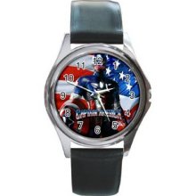 Captain AmericaUnisex Silver-Tone Round Metal Watch 12