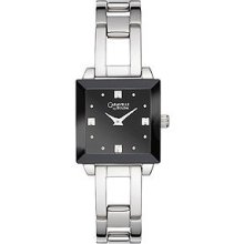 Caravelle By Bulova Women's Bracelet Black Dial Quartz Watch 43p104