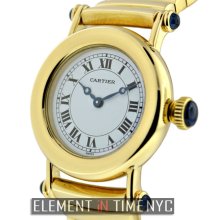 Cartier Diablo Collection Diablo Ladies 18k Yellow Gold Quartz White Dial