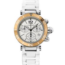 Cartier Pasha Seatimer Lady Chronograph Two-Tone Watch W3140004