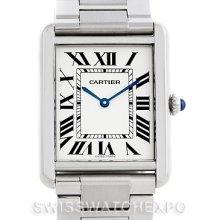 Cartier Tank Solo Large Steel Watch W5200014