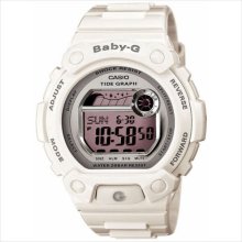 Casio baby-g mens silver dial multi function chronograph watch blx103-7 on sale