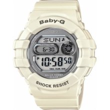 Casio Baby-g White Ladies Digital Sport Watch Bgd-141-7dr Bgd141 For Women