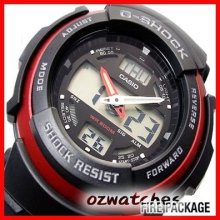 Casio G-shock Digital Analog G-314rl G-314rl-4av Red Ring Stock Resistant